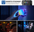 NEEWER RGB62 Magnetic RGB Video Light - Upgraded APP Control, 360° Full Color LED Camera Light with 3 Cold Shoes