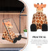 Beavorty Wooden Giraffe Mobile Phone Holder, Telephone Stand, Cellphone Support for Desk Office Accessories