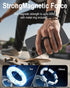 Soulkawa 2 17/16/15/14 Magnetic Phone Grip, Innovative Way Stand Metal Cell Phone Ring Holder Shakeproof Ultra Stable
