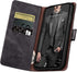 SUANPOT RFID Blocking Leather Wallet Case for Motorola One 5G Ace 2021, Flip Folio Book Shockproof Cover (Black)