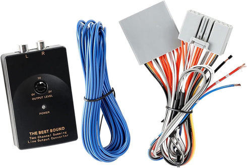 NuIth Amplifier Subwoofer Interface Adapter - Compatible with Honda Civic Pilot Fit 2006-2012, Acura RDX 2007-2015
