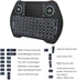 2.4G Wireless Keyboard with Touchpad Mouse Backlit USB Mini Keyboard, Multi-Media Handheld Remote for PC, Pad, Xbox,