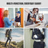 Dual Phone Holster, Large Smartphone Pouch Cell Phone Holder, Multi-Purpose Tactical Holder for Work, Hiking, Camping,