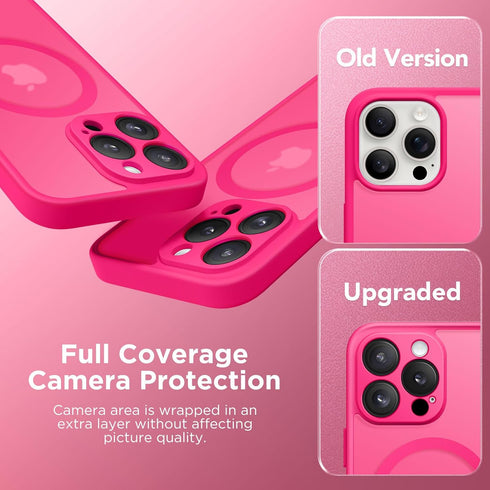 CAPRARO iPhone 13 Pro Max Case: Magnetic, Compatible with MagSafe, Shockproof Protective Slim Translucent Matte - 6.7''
