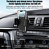 TNAIYH Car Phone Holder, Shockproof Vehicles Vent Phone Mount with Metal Hook Clip, Handsfree Automotive Interior