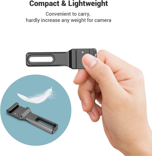 SmallRig Cold Shoe Extension, Outrigger Shoe Mount Adapter for Microphone, EVF, Camera Accessories - 2879