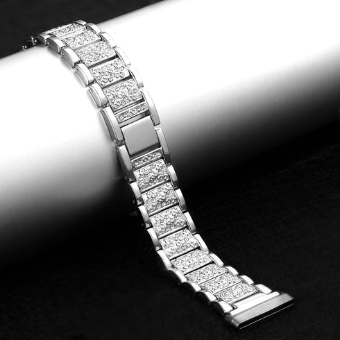 Bling Bands for Fitbit Sense 2/Sense/Versa 4/Versa 3 - Women Replacement Wristbands, Dressy Luxurious Bracelet for
