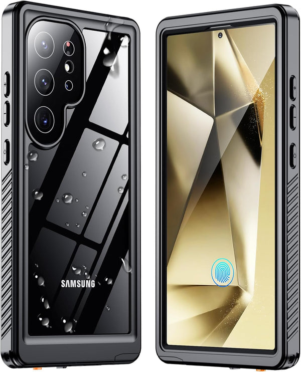 2024 Samsung Galaxy S24 Ultra Case, Waterproof with Built-in Camera & Screen Protector, Military Grade Shockproof