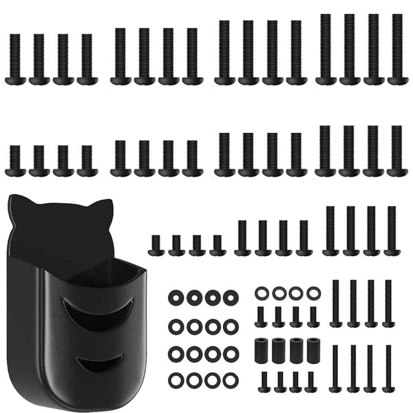 Universal TV Mount Screws Kit, Includes M4 M5 M6 M8 Screws, Washers for Samsung TCL Hisense LG Vizio Onn Sony Toshiba