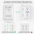 Multi Plug Outlet Surge Protector, POWRUI 6 Outlet Extender with 3 USB Ports and Night Light