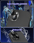 iPhone 15 Plus Camera Lens Protector - Black Metal Aluminium Alloy Ring, 9H Tempered Glass, Case Friendly Cover.