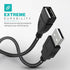 Long USB Extension Cable 10FT, USB Male to Female Data Transfer Adapter and Charging M/F for Laptop, Playstation, Xbox,