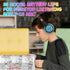IFECCO Wireless Kids Headphones with Microphone, Cute Light Up Dinosaur Bluetooth Headphones with Case for Travel Gifts
