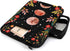 13" 13.3" Laptop Sleeve Chromebook Case with Adjustable Shoulder Strap and Accessory Pocket (Flowers Moon)