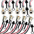 Lsgoodcare 10Pack 5.5 x 2.5 MM 10A DC Power Jack Socket Adapter with 3.94 Inch 18Awg Cable