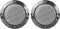 X AUTOHAUX 2pcs 4 Inches Metal Glossy Audio Speaker Cover Mesh Subwoofer Grill Horn Guard Decorative Circle Grille