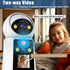 Indoor Baby-Pet-Camera with Two-Way Video & Audio, 1.5" Display PTZ Camera with Mobile App, 2.4G WiFi for Home