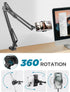 InnoGear Adjustable Tablet Stand, Phone Holder Mount for Desk Bed with 2 Clamps and Swivel Ball Head