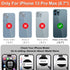iCoverCase iPhone 13 Pro Max Wallet Phone Case, RFID Blocking PU Leather with Card Holder, 6.7 Inch (Heart Black)