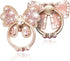 Finger Ring Stand Grip, 2 Pack Luxury Glitter Diamond Universal Metal Kickstand for iPhone 16/15/14/13 Pro Max, Galaxy
