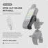 TUSITA 1" Mounts Spine Clip Holder with B Size Ball Compatible with Garmin Handheld GPS Devices