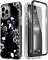 Esdot iPhone 13 Pro Max Case with Built-in Screen Protector, Military Grade Cover with Fashion Designs, 6.7" Purple