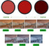 Foto4easy 82mm Adjustable Infrared X-Ray Filter, 530nm to 750nm for DSLR Camera Lens