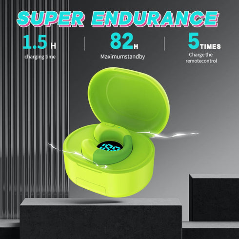 Tiktok Trending Bluetooth Smart Scrolling Ring - Kindle App Remote Page Turner with Cell Phone Stands, Lake Green