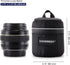 Camera Lens Bag Compatible with Canon EF 24mm f/2.8, EF 50mm f/1.8, Nikon 35mm f/1.8G, and Other Lenses Below 3.15"