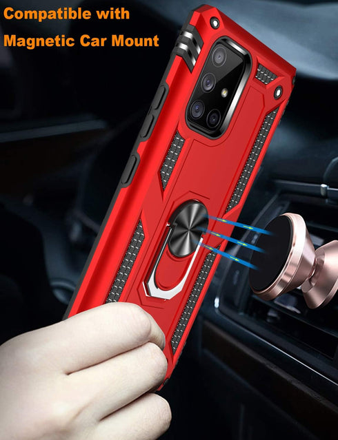 LUMARKE for Galaxy A51 5G Case with Screen Protector, Pass 16ft. Drop Tested Military Grade Protective Phone Cover with