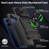 Vofolen Boost Mobile Celero 5G + Plus 2024 Case, Black Wallet Phone Case with Card Holder & 360° Kickstand