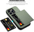 Nvollnoe iPhone 15 Pro Case with Card Holder, Heavy Duty Protective Dual Layer Shockproof Wallet Cover