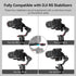 SmallRig Mini V Mount Battery Plate for DJI RS 3 / RS 3 Pro/RS 2 / RSC 2 Gimbals, V-Lock & Cold Shoe