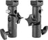 Updated Flash Bracket-ChromLives Light Stand Mount, Cold Shoe Flash Stand for DSLR Camera, Photography Umbrella