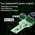 MEIRIYFA Dash Cam Power Cable, QC3.0 Fast Vehicle Car Charger with Dual USB Ports, Mini USB for Various Models of Car