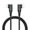 Right Angle USB C to USB C Cable 1M/3FT, 90 Degree 60W PD Type C Fast Charging & Data Transmission Nylon Braided