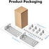 MokerLink Metal Rack Mount Ear for 17.3 inch Switches, Compatible with Cisco 2960X 2960XR 3650 3850