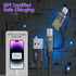 USB C and Lightning Cable 2 in 1 Dual Cable, 3A Fast Charging & Data Sync for iPhone and Android, 3FT