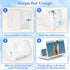 12" 3D 12inch) Screen Amplifier for Cell Phone, HD Amplifiers Projector Horizontal Screen Enlarger for Movies, Videos