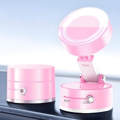 JingJinYY Vacuum Suction Magnetic Phone Holder, 2025 Upgraded Foldable and Retractable Magnetic Mount,