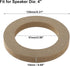 uxcell 8 Pcs Universal 4 Inch Speaker Subwoofer Mounting Spacer Rings, Solid Wood Beige