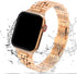 38mm 40mm 41mm 42mm 44mm 45mm 7/6/5/4/3/2/1 CTYBB Compatible with Apple Watch Band for Women, Rhinestone Metal Jewelry
