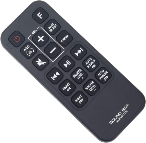 AKB74815371 Replacement Remote Control for LG Sound Bar SJ4, SPH4B-W, SL3D, SK4D, SJ3, SPJ4B-W