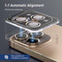 Jeluse 3X2 Pack Camera Lens Protector for iPhone 16 Pro Max/16 Pro/14 Pro Max/14 Pro, 9H Tempered Glass Cover with