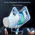 TOCOL 3 in 1 Magnetic Case for iPhone 15 - Full Camera Protection, 15FT Military Grade Protection, Light Blue