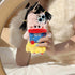 Cute Kawaii 3D Cartoon iPhone 14 Case - Plush, Furry, Shockproof, Winter Warm, DIY Hair Braids for Women & Girls (Snow