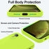 Vooii iPhone XR Case, Upgraded Liquid Silicone with Square Edges, Camera Protection, Soft Anti-Scratch Microfiber