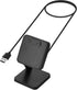 kwmobile Docking Station - Charging Charger Cable with Stand for Samsung Galaxy Fit 3 / Huawei Watch Fit 3 - Black