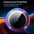 2 Set Motorola Razr 50 Camera Lens Protector, Scratch-Resistant HD Clarity Tempered Glass with Aluminum Edging