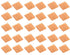 Easycargo 20pcs Heatsink Copper Pad Shims 15mm x 15mm for Cooling Laptop GPU CPU IC Chips